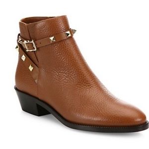Valentino Rock Stud Ankle Boots